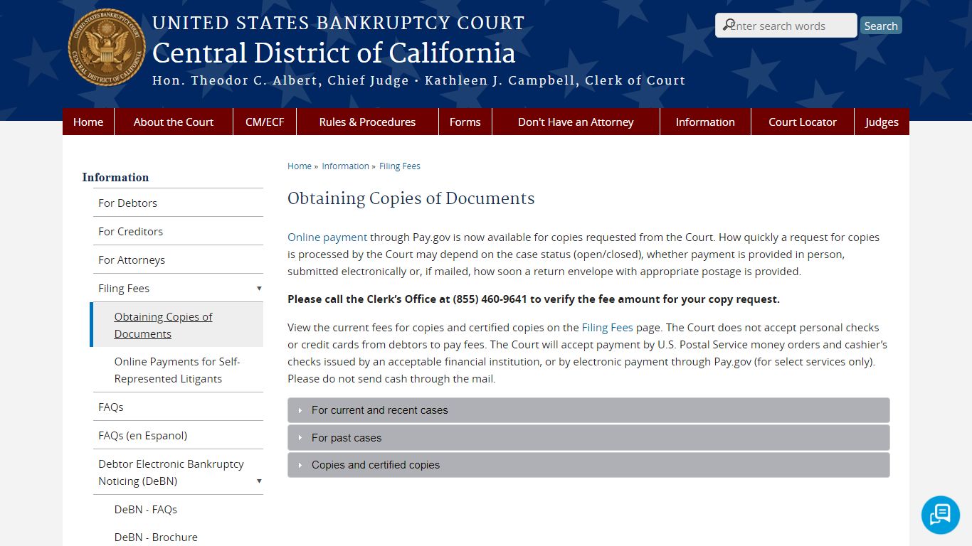 Obtaining Copies of Documents - United States Courts